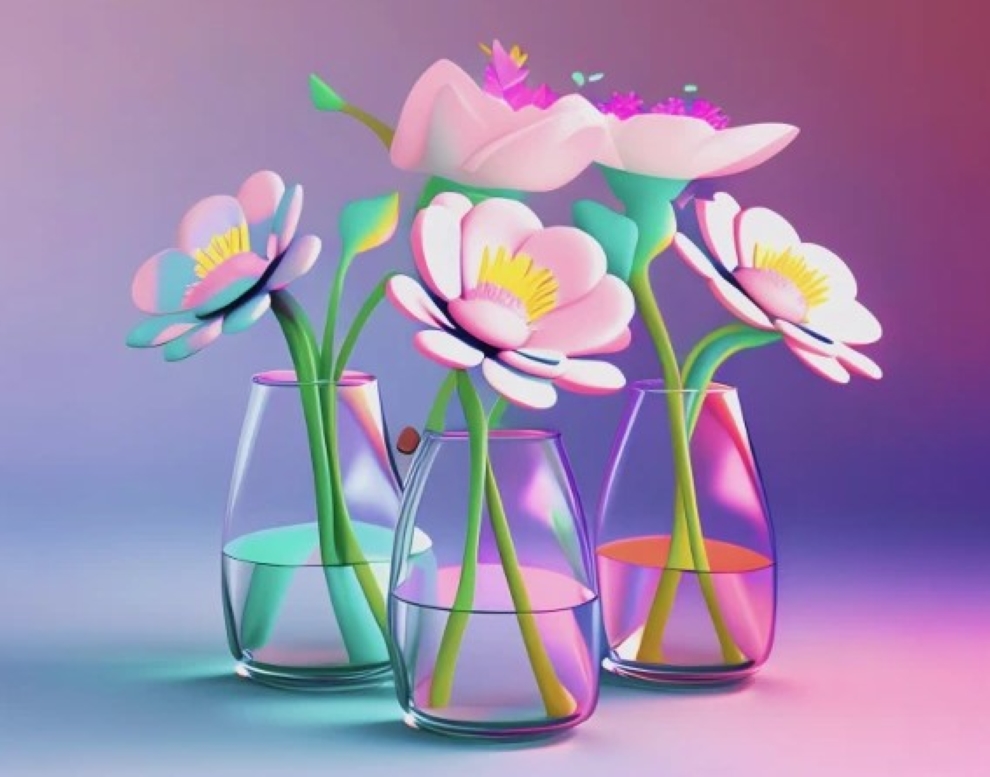 Creative image layout suitable for a readable video thumbnail